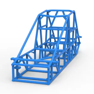 Frame of Experimental Pavement Silver Crown Car V2 Scale 1:25 - Model thumbnail 4