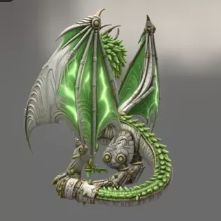 Verdant Arcane Dragon STL File for 3D Print - Model thumbnail 10