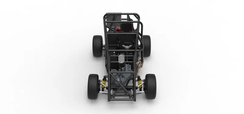 Mod Lite Race car Base Version 2 Scale 1:25 - Model preview 8