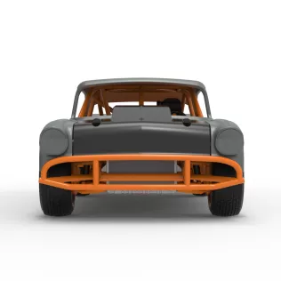 Vintage Dirt Modified stock car Version 9 Scale 1:25 - Model thumbnail 7