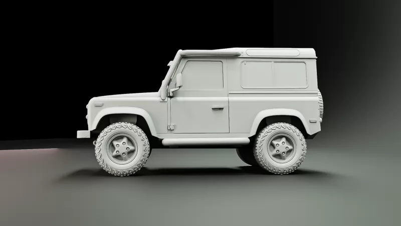 1997 Land Rover Defender 90 #RoZ - Model preview 5