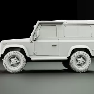 1997 Land Rover Defender 90 #RoZ - Model thumbnail 5