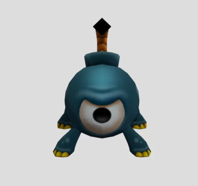 Walkin Bomb Dragon Land - Model preview 2