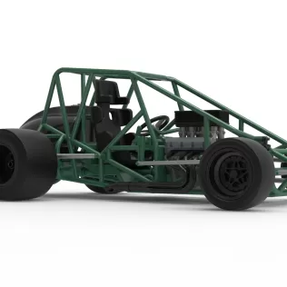 Pavement Silver Crown Car Base Scale 1:25 - Model thumbnail 25