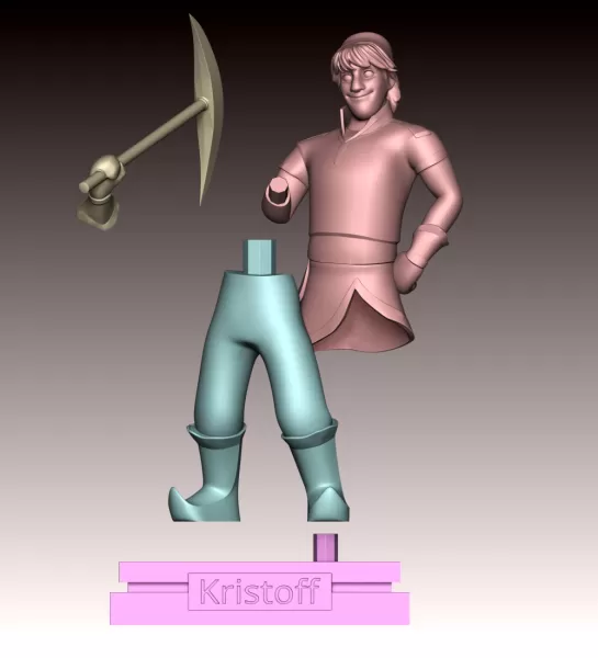 Kristoff Frozen - Model preview 10