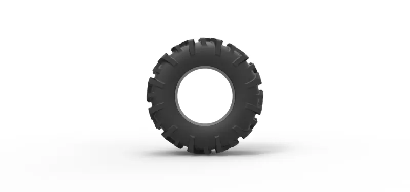 Offroad tire 139 Scale 1:25 - Model preview 5