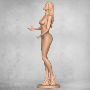 Sexy Woman Statue - Model thumbnail 6