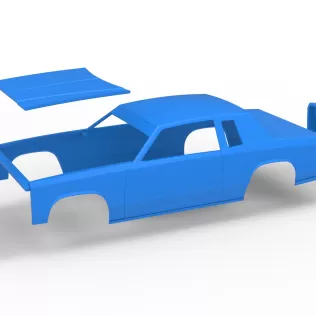 Shell of IMCA Stock car Version 2 Scale 1:25 - Model thumbnail 14