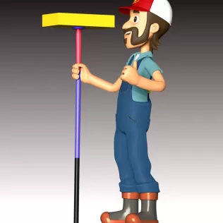 Farmer Al Fan Art - Model thumbnail 6