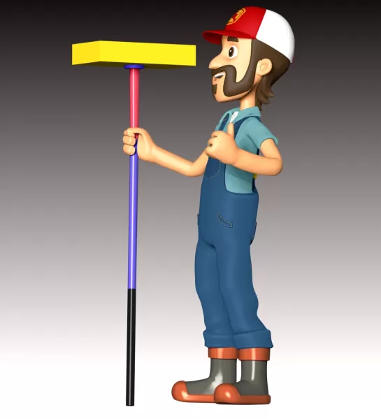 Farmer Al Fan Art - Model preview 6