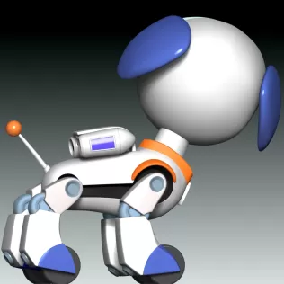 Robo-Dog Paw Patrol - Model thumbnail 5