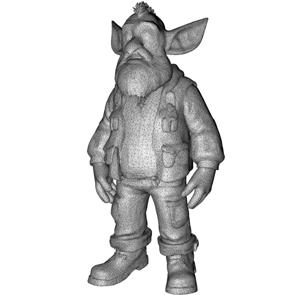 Woodland Gnome Character Collection – High-Poly Kitbash 3D Model - Model preview 3
