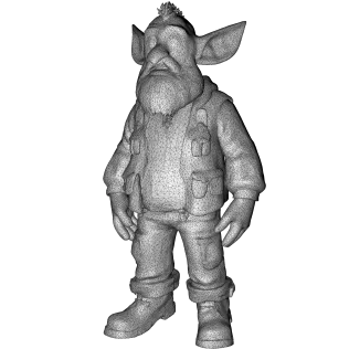 Woodland Gnome Character Collection – High-Poly Kitbash 3D Model - Model thumbnail 3