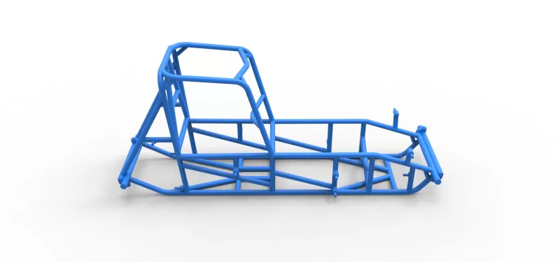 Frame of Vintage Sprint car Version 2 Scale 1:25 - Model preview 14