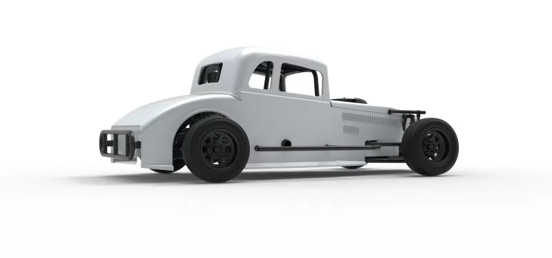 Canadian vintage modified stock car Scale 1:25 - Model preview 21