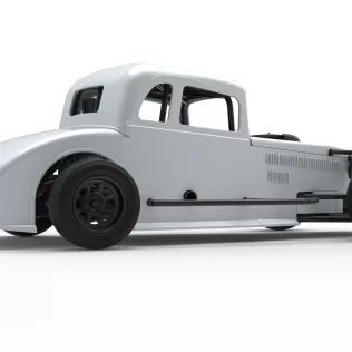 Canadian vintage modified stock car Scale 1:25 - Model thumbnail 21