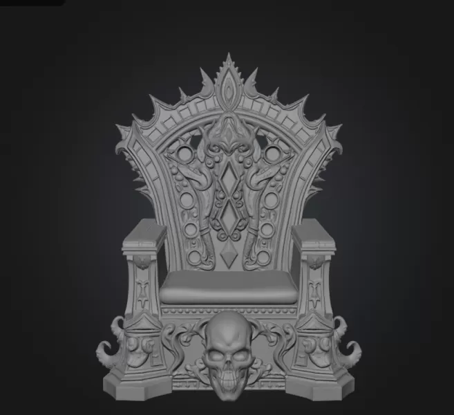 Cursed thron - Model preview 1
