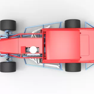 Vintage Asphalt Modified stock car V9 Scale 1:25 - Model thumbnail 11