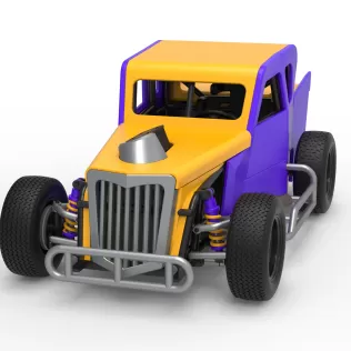 Dwarf car Version 2 Scale 1:25 - Model thumbnail 5