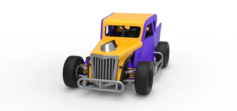 Dwarf car Version 2 Scale 1:25 - Model preview 5
