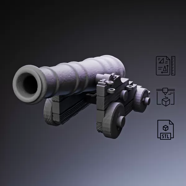Pirate Cannon #RoZ - Model preview 6