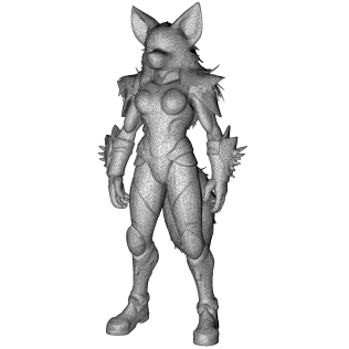 Beastfolk Heroes Pack (10 Characters) – High-Poly Kitbash - Model thumbnail 13