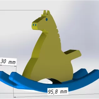 Rocking Horse Toy - Model thumbnail 1