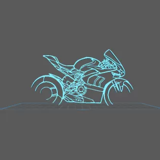 Ducati - Panigale V4R Wall Art