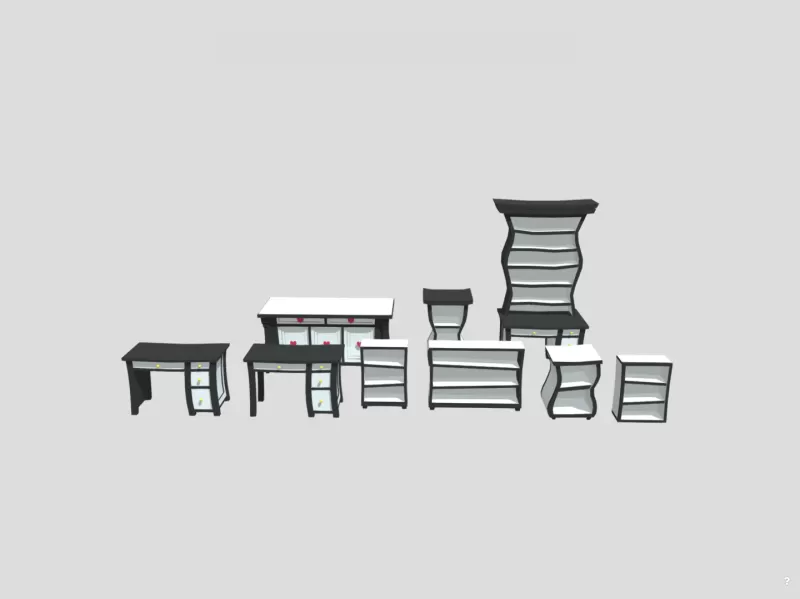 Twisted Wonderland - Heartslabyul Furniture - Model preview 1