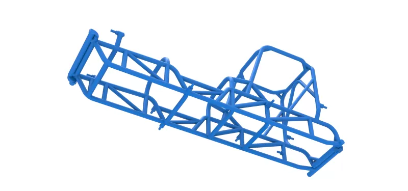 Frame of Dirt Silver Crown Champ car Version 2 Scale 1:25 - Model preview 3