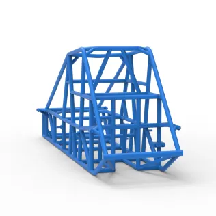 Frame of Experimental Pavement Silver Crown Car V2 Scale 1:25 - Model thumbnail 10