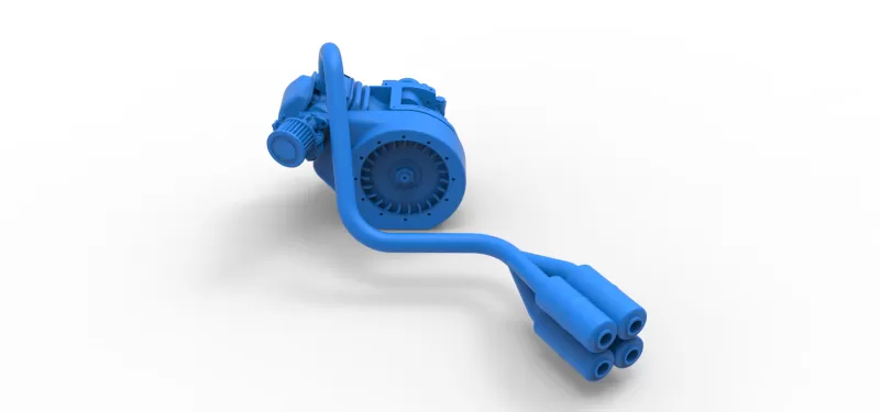 Engine of Quarter Midget Scale 1:16 - Model preview 12