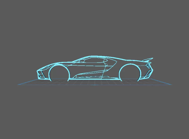 Ford - GT Wall Art - Model preview 1
