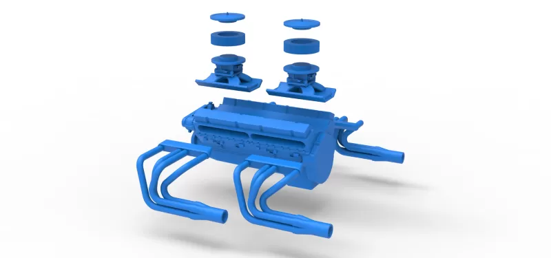 Engine V16 Scale 1:25 - Model preview 16