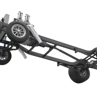 Chassis of Gasser Version 2 Scale 1:25 - Model thumbnail 3