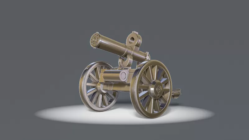 Gatling Gun #RoZ - Model preview 2