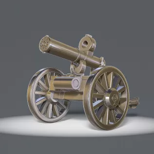 Gatling Gun #RoZ - Model thumbnail 2