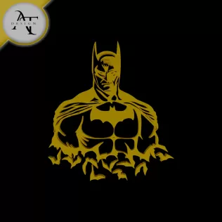Batman - Superhero - Silhouette - 2D Wall Art Decor