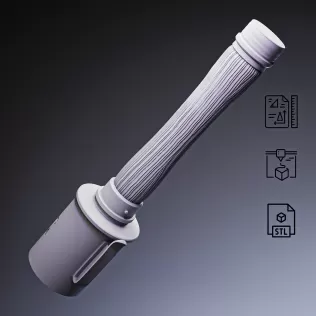 Stielhandgranate Stick Grenade #RoZ - Model thumbnail 6