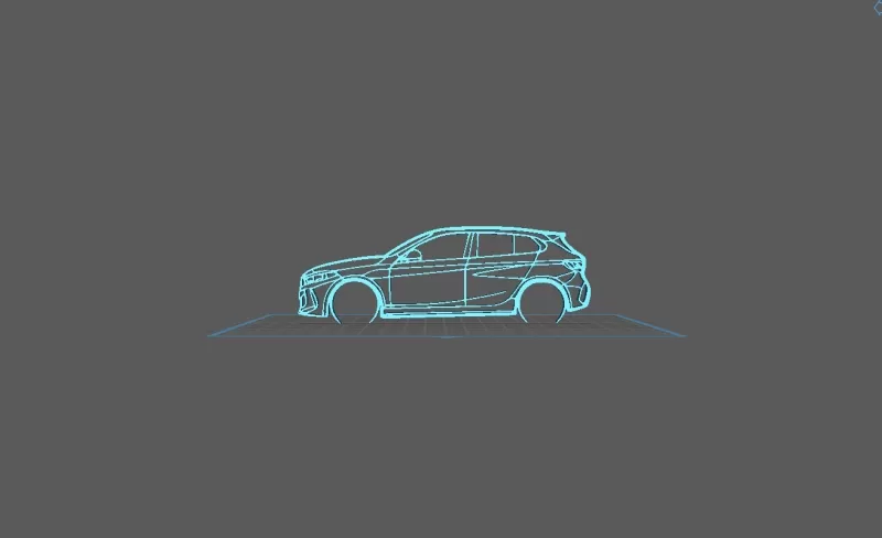 BMW - M 135i Wall Art - Model preview 1