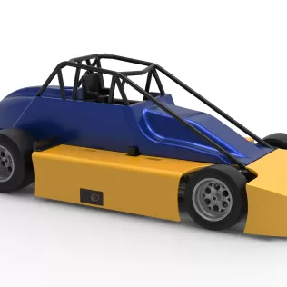 Experimental Pavement Silver Crown Car Version 2 Scale 1:25 - Model thumbnail 24