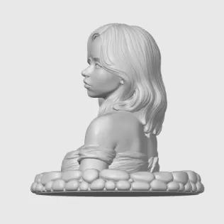 Sydney Sweeney 3D Bust - Model thumbnail 5