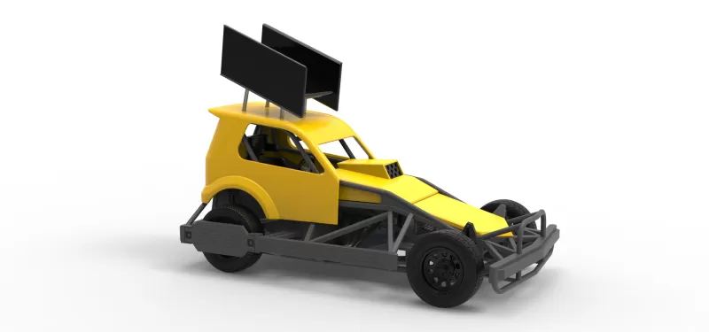 New Zealand Superstock car Version 5 Scale 1:25 - Model preview 24