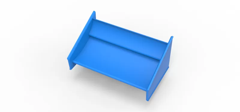 Wing of Supermodified front engine race car V4 Scale 1:25 - Model preview 2