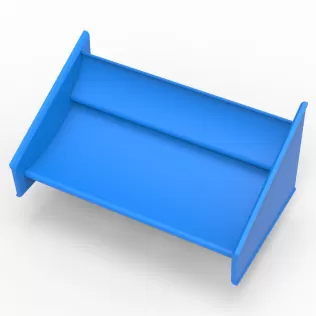 Wing of Supermodified front engine race car V4 Scale 1:25 - Model thumbnail 2