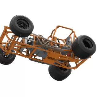 Vintage Sprint car Base Version 2 Scale 1:25 - Model thumbnail 3