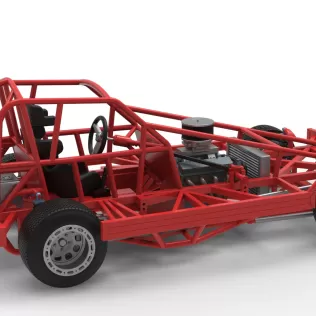 BriSCA Formula 1 Stock Car Base for Dirt Version 2 Scale 1:25 - Model thumbnail 20