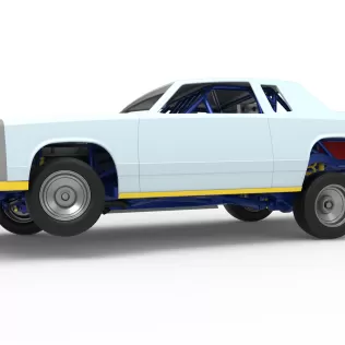 IMCA Stock car while turning Version 2 Scale 1:25 - Model thumbnail 2