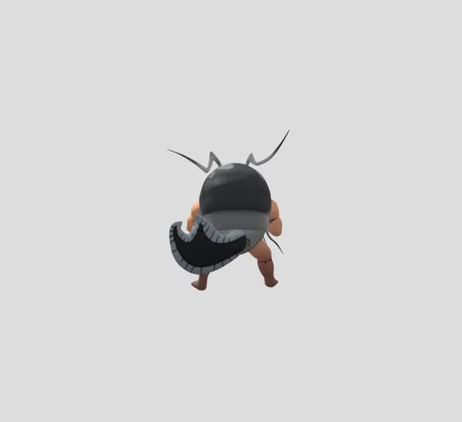 Electric Catfish Man - Model preview 3
