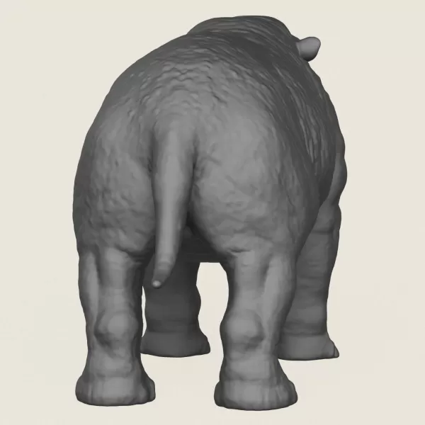 Dino Bull Print Ready 3D Model - Model preview 5